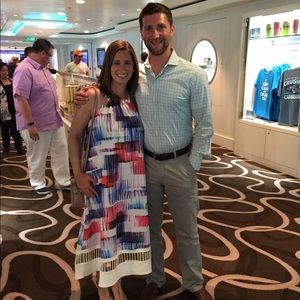 ⭐️ Sachin + Babi Watercolor Midi Dress ⭐️